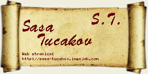 Saša Tucakov vizit kartica